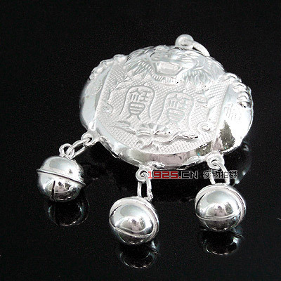 虎頭鎖墜|韓國飾品批發|銀飾批發|銀飾品